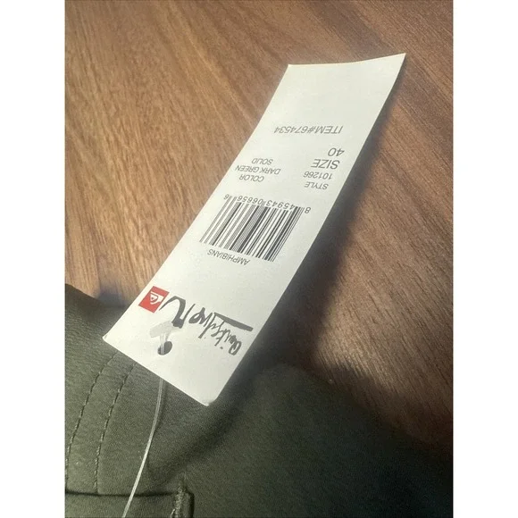 Quicksilver Swim Trunks Board Shorts  Snap Fly Men's  Green Size 40 - Picture 4 of 11